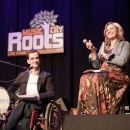 Sonya Isaacs and Bradley Walker announce nominees at the 2012 IBMA Nominations event - photo by Collin Peterson