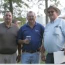 Gerald Woo Woo' Jones, Mark Withers and Gene Skinner at Back 40 Bluegrass (9/12) - photo by Brian Dietz