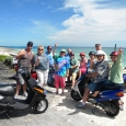 Moped tour of Cozumel during the Traditional Bluegrass Cruise- photo by Julie King