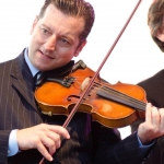 Jason Carter with Del McCoury at DelFest 2012 - photo © G. Milo Farineau