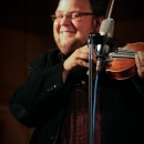 Hunter Berry with Rhonda Vincent at Gettysburg (August 2012) - photo by Frank Baker