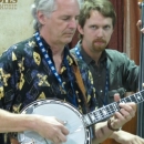 Mike Munford with Frank Solivan & Dirty Kitchen at WOB 2012 - photo by Woody Edwards