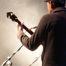 Chris Pandolfi with the Infamous Stringdusters at the Fall 2011 Lake Eden Arts Festival - photo  Jason Lombard