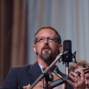 Buddy Melton with Balsam Range at the Papertown CD release concert (8/10/12) - photo © Roy Swann