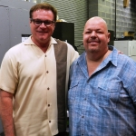 David Keith and Phil Leadbetter at Pickin' For Phil in Bristol, TN (4/1/12) - photo by Valerie Gabehart
