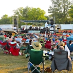 Thursday audience at ROMP 2012 - photo by Woody Edwards