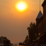 Smokey sunset at Telluride 2012 - photo © Jason Lombard
