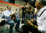 Adam Steffey and Martino Coppo at IBMA 2011 - photo © Dean Hoffmeyer Adam Steffey and Martino Coppo at IBMA 2011 - photo © Dean Hoffmeyer