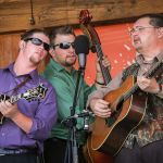 Junior Sisk & Rambler's Choice at the August 2015 Gettysburg Bluegrass Festival - photo by Frank Baker