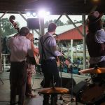 Rebecca Frazier and Hit & Run at the 2015 Delaware Valley Bluegrass Festival - photo by Frank Baker