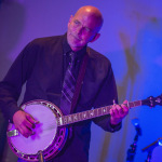 Sammy Shelor with Lonesome River Band showcasing at World of Bluegrass 2015 - photo © Todd Powers