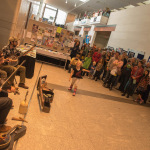 Impromptu busking and dancing at Wide Open Bluegrass 2015 - photo © Todd Powers