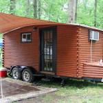Tiny house camper at the 2016 Doyle Lawson & Quicksilver Bluegrass Festival - photo © Laura Tate Photography