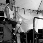 Backstage at DelFest 2016 - photo © Gina Elliott Proulx