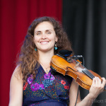 Bridget Law with Elephant Revival at DelFest 2016 - photo © Gina Elliott Proulx