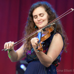 Bridget Law with Elephant Revival at DelFest 2016 - photo © Gina Elliott Proulx