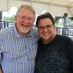 Marc Pruett and Hunter Berry at Red, White & Bluegrass 2012 - photo © Laura Tate Photography