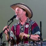 MC Joe Craven entertains at Grey Fox 2016 - photo © Tara Linhardt