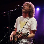 Sam Bush with Steep Canyon Rangers at RockyGrass 2016 - photo by Daniel Mullins