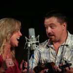 Rhonda Vincent and Edgar Loudermilk at Gettysburg (August 2012) - photo by Frank Baker