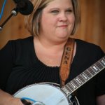 Gena Britt with Dale Ann Bradley at Gettysburg (August 2012) - photo by Frank Baker