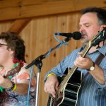 Dale Ann Bradley and Steve Gulley at Gettysburg (August 2012) - photo by Frank Baker