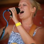 Missy Armstrong with Detour at Gettysburg (August 2012) - photo by Frank Baker