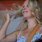 Missy Armstrong with Detour at Gettysburg (August 2012) - photo by Frank Baker