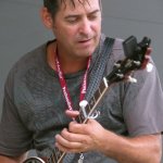 John Arnold with Lonesome Highway at Pickin' In The Panhandle (9/8/12) - photo by Woody Edwards