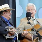 Bobby Osborne and Del McCoury with Masters Of Bluegrass at Festival of the Bluegrass 2013 - photo © Estill Robinson