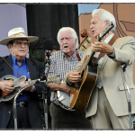 Bobby Osborne, J.D. Crowe and Del McCoury with Masters Of Bluegrass at Festival of the Bluegrass 2013 - photo © Estill Robinson