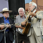 Bobby Osborne, J.D. Crowe and Del McCoury with Masters Of Bluegrass at Festival of the Bluegrass 2013 - photo © Estill Robinson