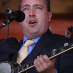 Chris Hill with Feller & Hill at the 2013 August Gettysburg Bluegrass Festival - photo © Frank Baker