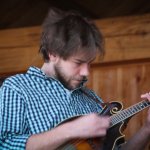 Aaron Ramsey with Mountain Heart at the August 2013 Gettysburg Bluegrass Festival - photo by Frank Baker