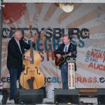 im Gaudet and the Railroad Boys at the August 2013 Gettysburg Bluegrass Festival - photo by Frank Baker