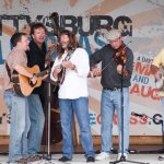 Nothin Fancy at the August 2013 Gettysburg Bluegrass Festival - photo by Frank Baker