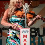 Rhonda Vincent at the August 2013 Gettysburg Bluegrass Festival - photo by Frank Baker