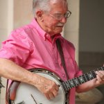 Doc Cullis with The Dismembered Tennesseans at Bluegrass on the Grass (7/12/14) - photo by Frank Baker