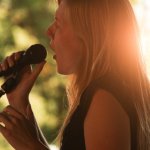 Nora Jane Struthers at Bluegrass on the Grass (7/12/14) - photo by Frank Baker