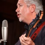 Darryl Mosely with the Farm Hands at the Gettysburg Bluegrass Festival (August 2014) - photo by Frank Baker