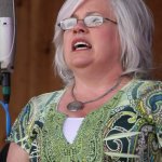 Linda Lay with Springfield Exit at the Gettysburg Bluegrass Festival (August 2014) - photo by Frank Baker