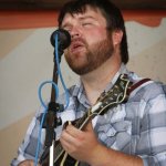 Clint Hurd with NewTown at the Gettysburg Bluegrass Festival (May 2015) - photo by Frank Baker