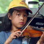 Youth Bluegrass Boot Camp at Bean Blossom 2015 - photo by Daniel Mullins