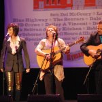 Pam Tillis, Dale Ann Bradley and Steve Gulley performing at the 2012 IBMA Awards Show - photo by Dan Loftin