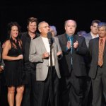 Joe Newberry accepting at the 2012 IBMA Awards Show - photo by Dan Loftin