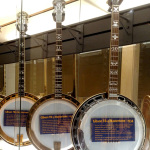 Banjo display at The American Banjo Museum - photo by Alan Tompkins