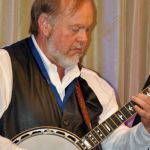 Joe Zauner with Valerie Smith & Liberty Pike at World of Bluegrass 2016 - photo © Bill Warren