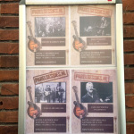 Show posters at Parel during the Po' Ramblin' Boys' Back To The Mountains Euro Tour 2016