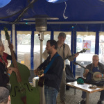 Jamming at Bluegrass Beeg during the Po' Ramblin' Boys' Back To The Mountains Euro Tour 2016