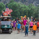 Kids parade at DelFest 2016 - photo © Gina Elliott Proulx